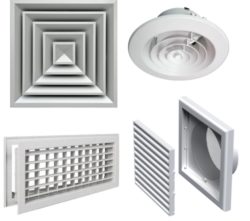 DIFFUSERS AND GRILLES