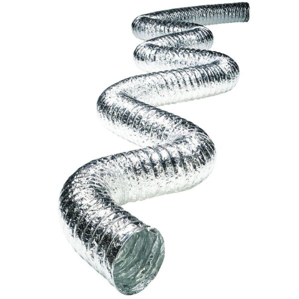 UN-INSULATED FLEXIBLE DUCT 8 INCH X 25 FT