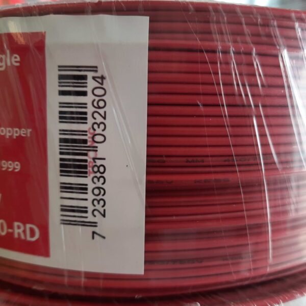 SINGLE CORE IN RED – 1 mm  (Sold in Mtrs)