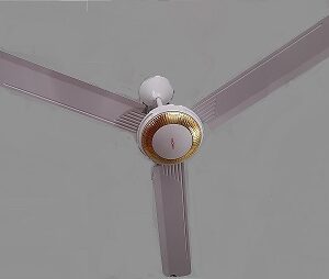 TRONIC CEILING FAN 56 INCH WHITE WITH GOLD RING