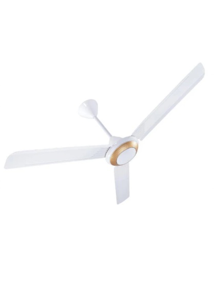 TRONIC CEILING FAN 56 INCH WHITE WITH GOLD RING – DF CF56-GO