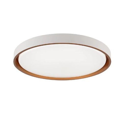 CEILING LAMP LED 2*24W 410MM WH+GO KD 1832-WH