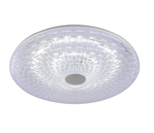 CEILING LAMP LED 2*24W 400MM TRANSPARENT KD 1921-WH