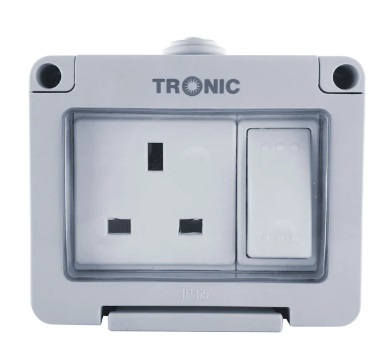 TRONIC 13A SWITCH SOCKET WATER PROOF TR 4113-WP