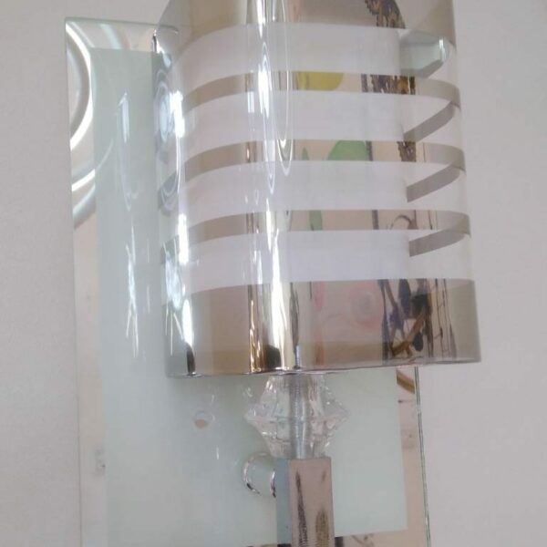 1XE27 NEW DESIGN DOUBLE GLASS WALL BRACKET – U1-A1122-1W