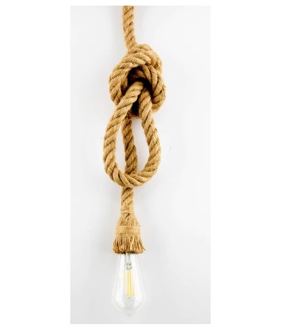 ROPE HANGING LAMP 1.5MTR E27 – PL RP03-01