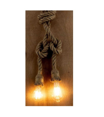 ROPE HANGING LAMP 3 MTRS – 2 x E27 HOLDERS – PL RP04-02