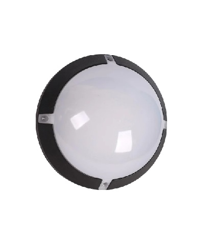 TRONIC LED BULKHEAD ROUND BLACK 8W – CLJ-600-08-BK-DL
