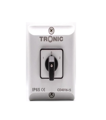 TRONIC CHANGEOVER SWITCH PVC 16A 4P CO 4016-IS