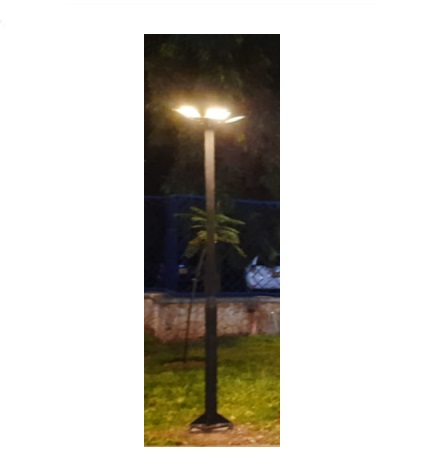 Solar Garden Light 500W Warm White W/Pole 2.5mtrs (H) Approx – U3-0767C500-01-3000