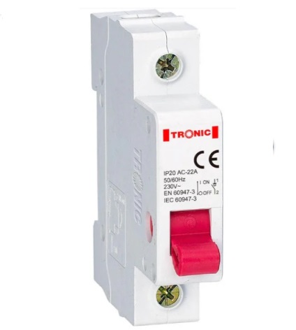 Tronic MCB 1 Pole 6A – MC1006-6K