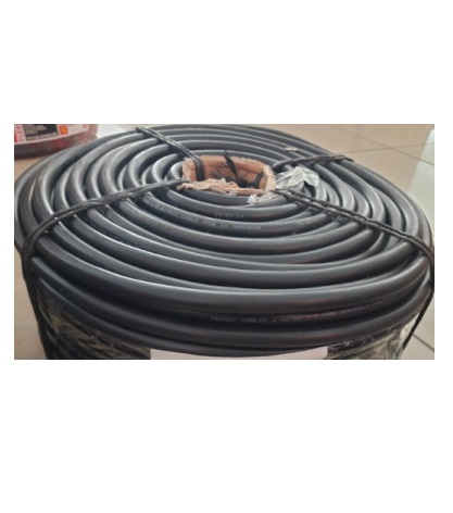 6mm 3 Core Flexible BLACK MTRS – MTFLEX-03-0060-BK (sold in meters)