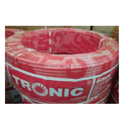 6mm Single Core Stranded – TRTKSCRE-ST-0060-BK – RED (Price per Roll/90 meters)