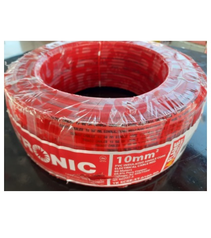 10mm Single Core Stranded – TRTKSCRE-ST-0100-BK – RED (Price per Roll/90 meters)